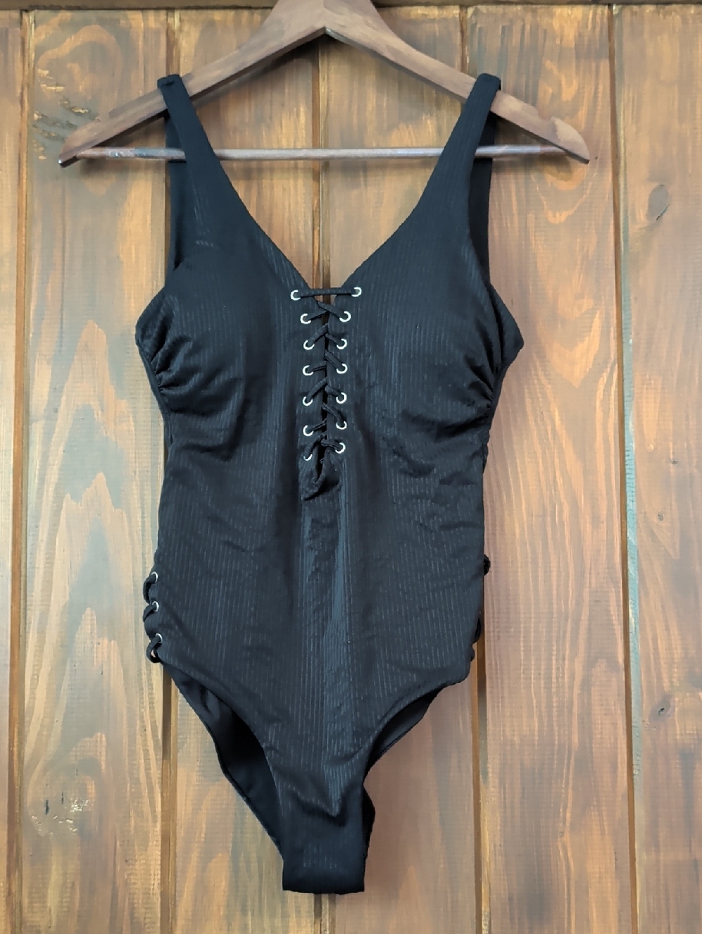 Women's YMI Black One piece Swimsuit